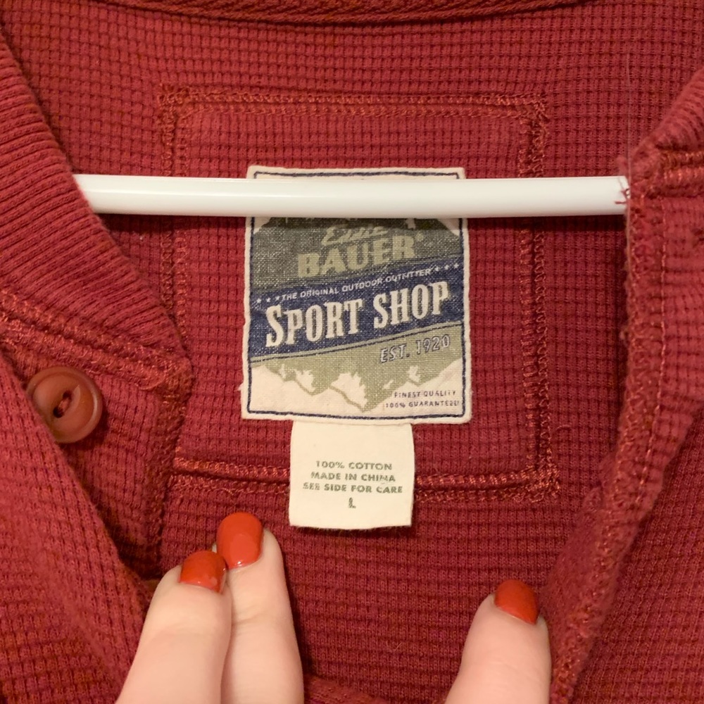 vintage eddie bauer henley